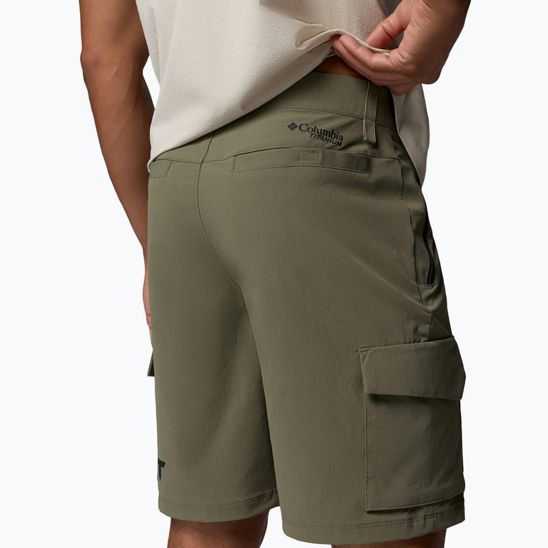 Pánské trekingové šortky Columbia Silver Ridge Elite stone green 6