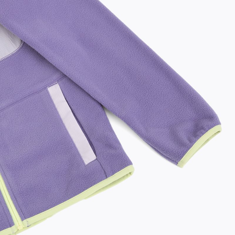 Dětská fleecová mikina Columbia Fast Trek V Full Zip stormwatch/lavender pearl 4