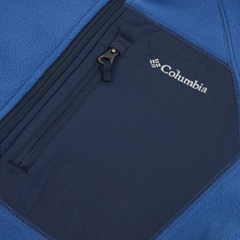 Dětská fleecová mikina Columbia Fast Trek V Full Zip mountain blue/collegiate navy 3