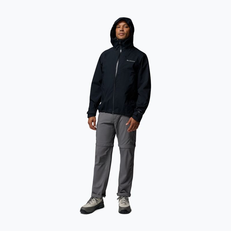 Pánská softshellová bunda Columbia Trailborne 2.5L black 2