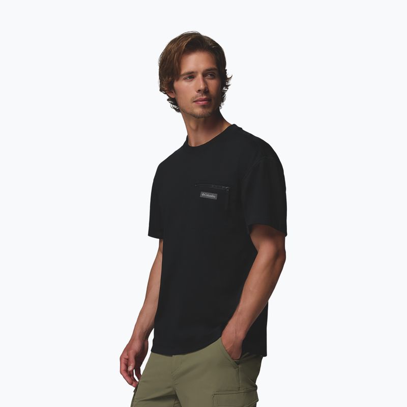 Pánské tričko na lezení Columbia Echo Passage SS Crew black 4