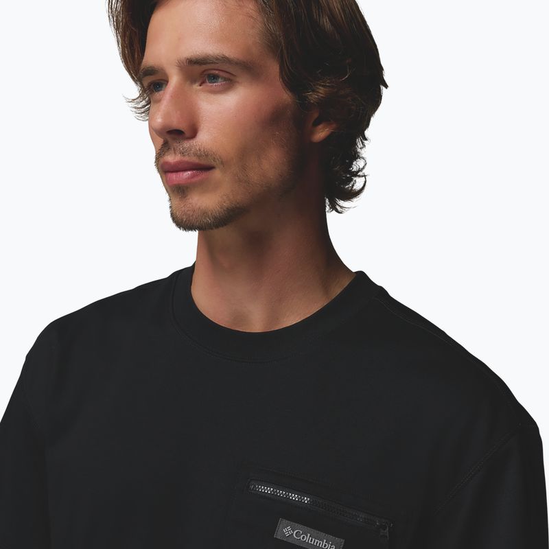 Pánské tričko na lezení Columbia Echo Passage SS Crew black 5