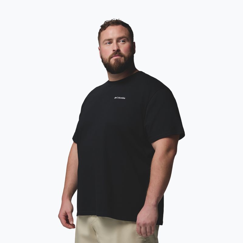 Pánské tričko Columbia CSC Outdoor back graphic black/scoped view 4