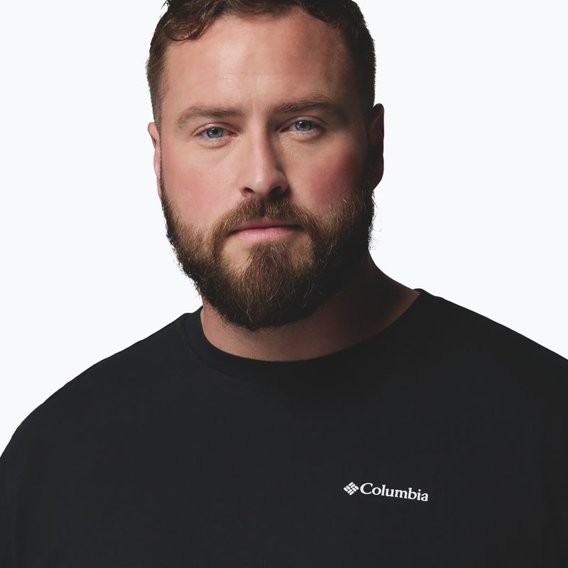 Pánské tričko Columbia CSC Outdoor back graphic black/scoped view 5