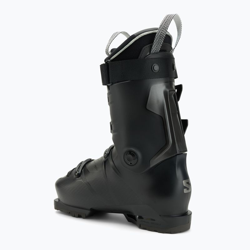 Pánské lyžáky Salomon S/Pro Supra Boa 100 GW black/dark grey metallic/burgundy metallic 2