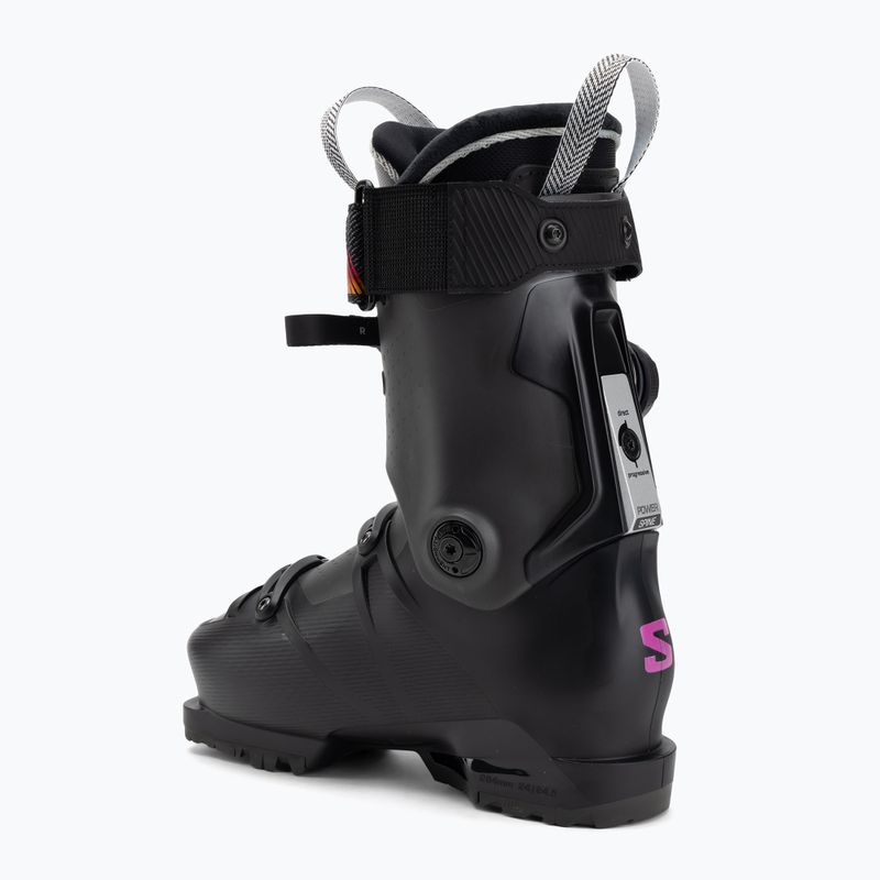 Dámské lyžáky Salomon S/Pro Supra Dual Boa 115 W black/beluga metallic/beetroot purple 2