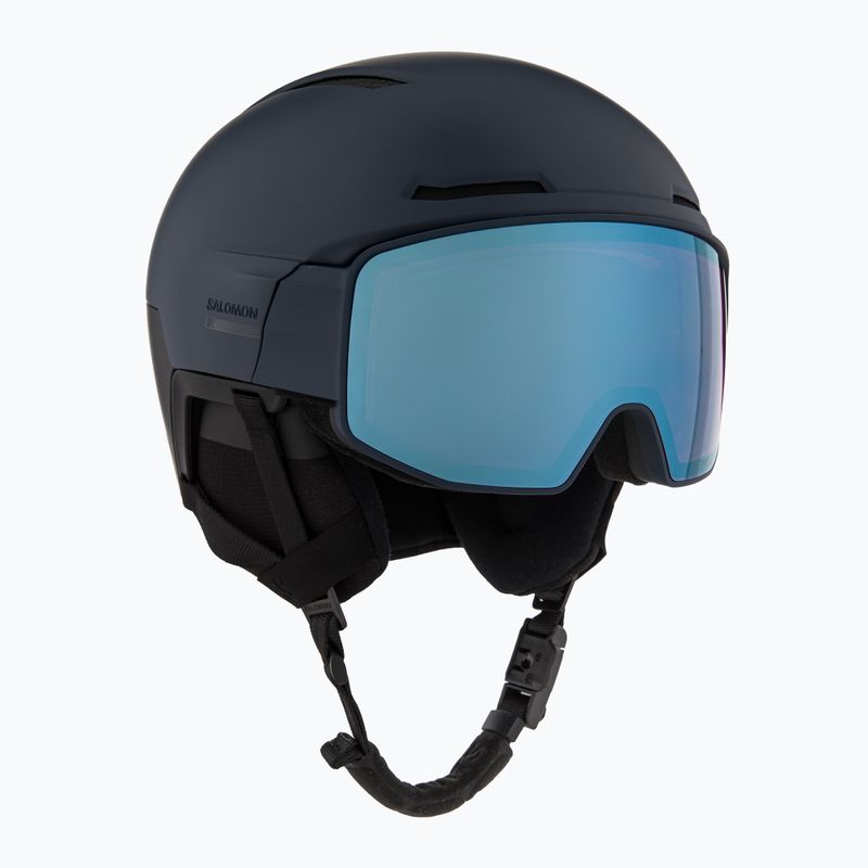 Lyžařská helma Salomon Driver Prime Sigma Plus dress blue/sigma poppy red/sigma ice blue 2