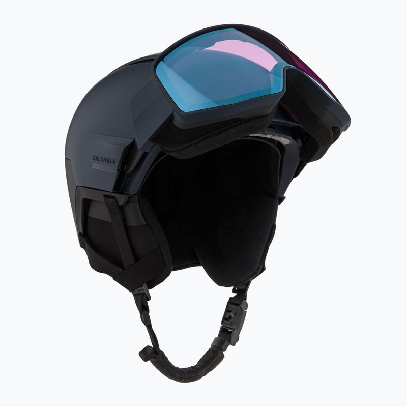 Lyžařská helma Salomon Driver Prime Sigma Plus dress blue/sigma poppy red/sigma ice blue 11