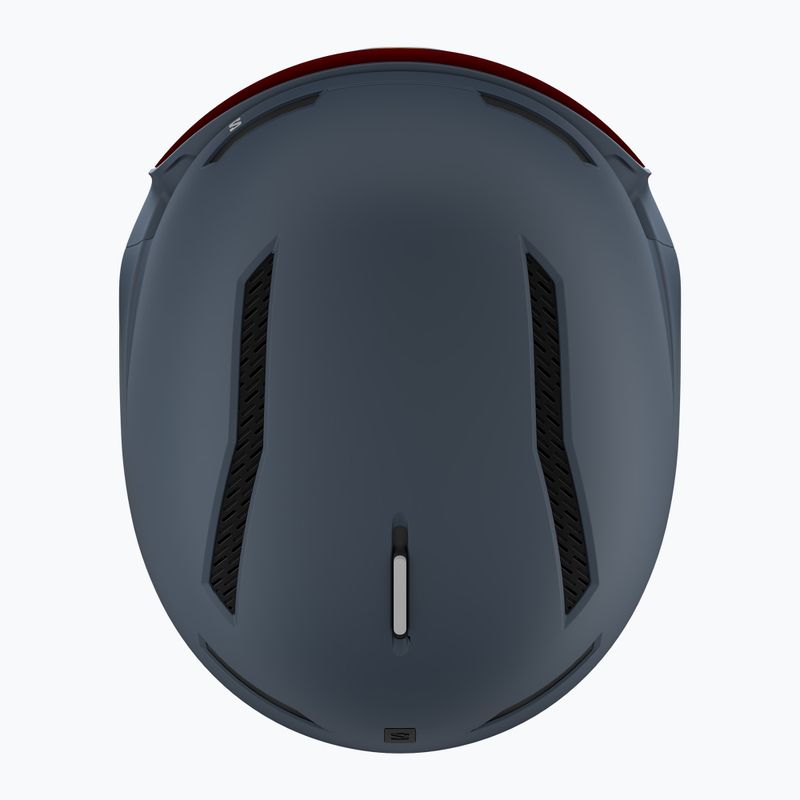 Lyžařská helma Salomon Driver Prime Sigma Plus dress blue/sigma poppy red/sigma ice blue 6