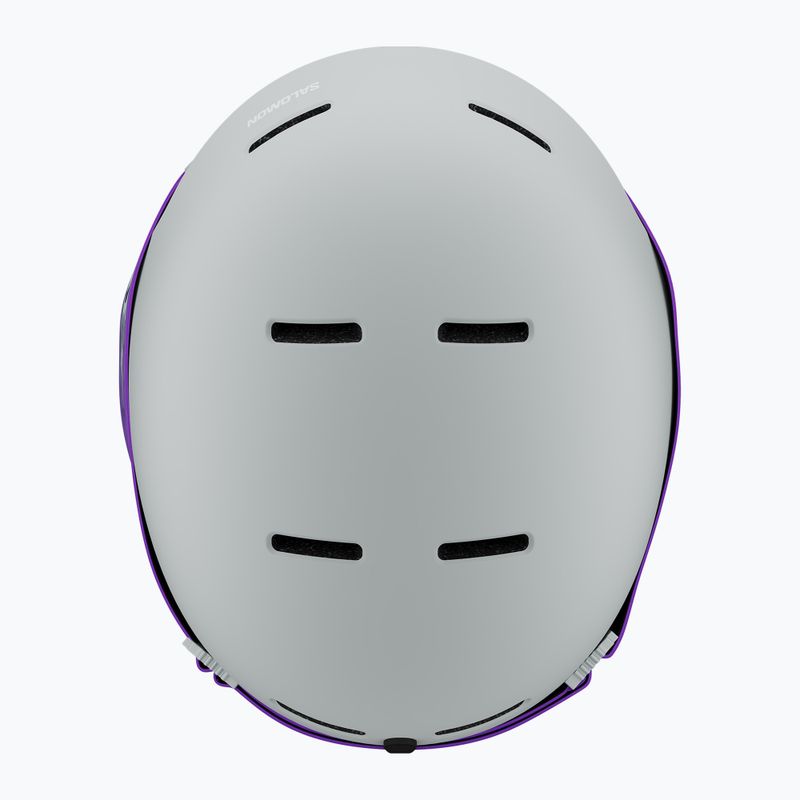 Dětská lyžařská helma Salomon Player Combo + lyžařské brýle XV Jr ice flow/ice flow mid blue 5