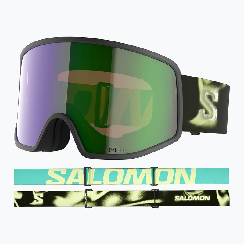 Lyžařské brýle Salomon Sentry Pro Sigma sigma black/sigma emerald 5
