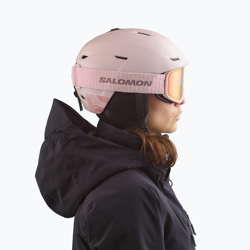 Lyžařské brýle Salomon Aksium 2.0 S heavenly pink/ml ruby 6