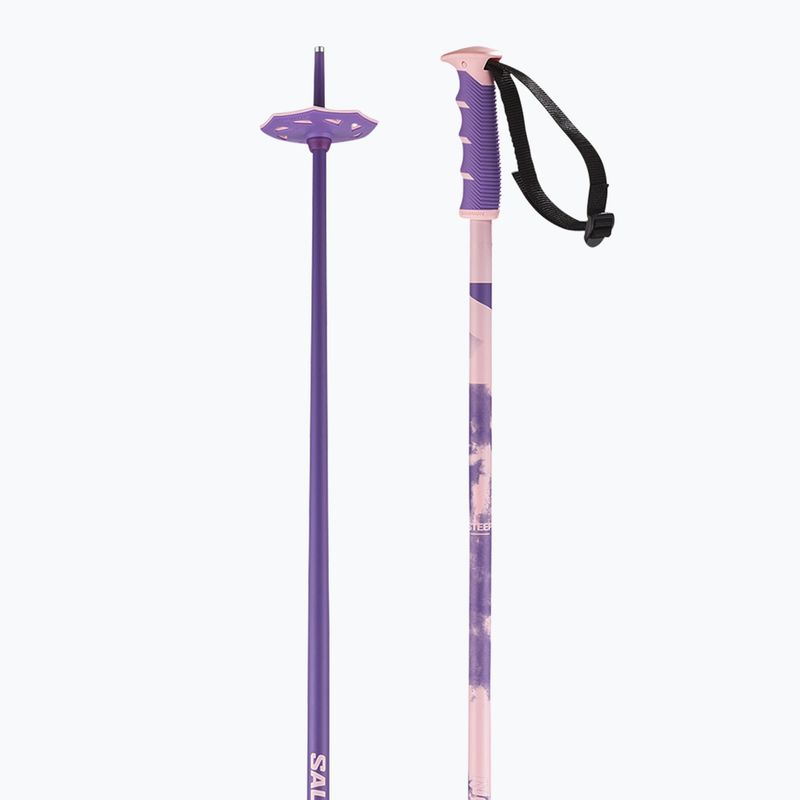 Lyžařské hole Salomon Steep purple/pink