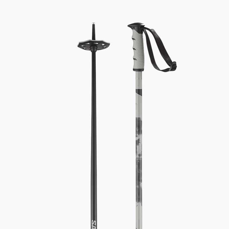 Lyžařské hole Salomon Steep black/grey 3