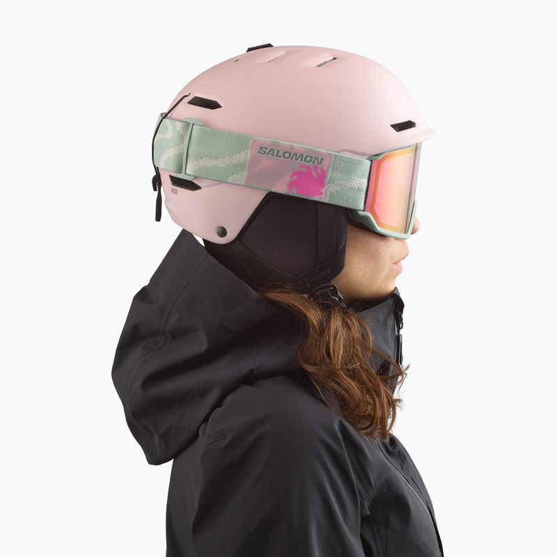 Lyžařské brýle Salomon S/View 3 iceberg green/ml ruby 6