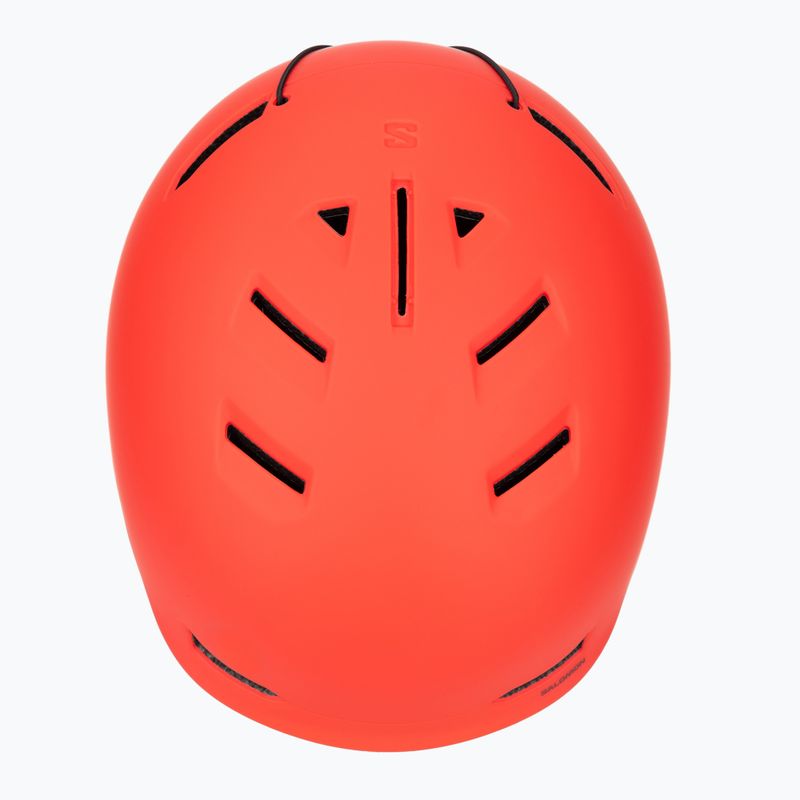 Dětská lyžařská helma Salomon Husk Jr cherry tomato 6
