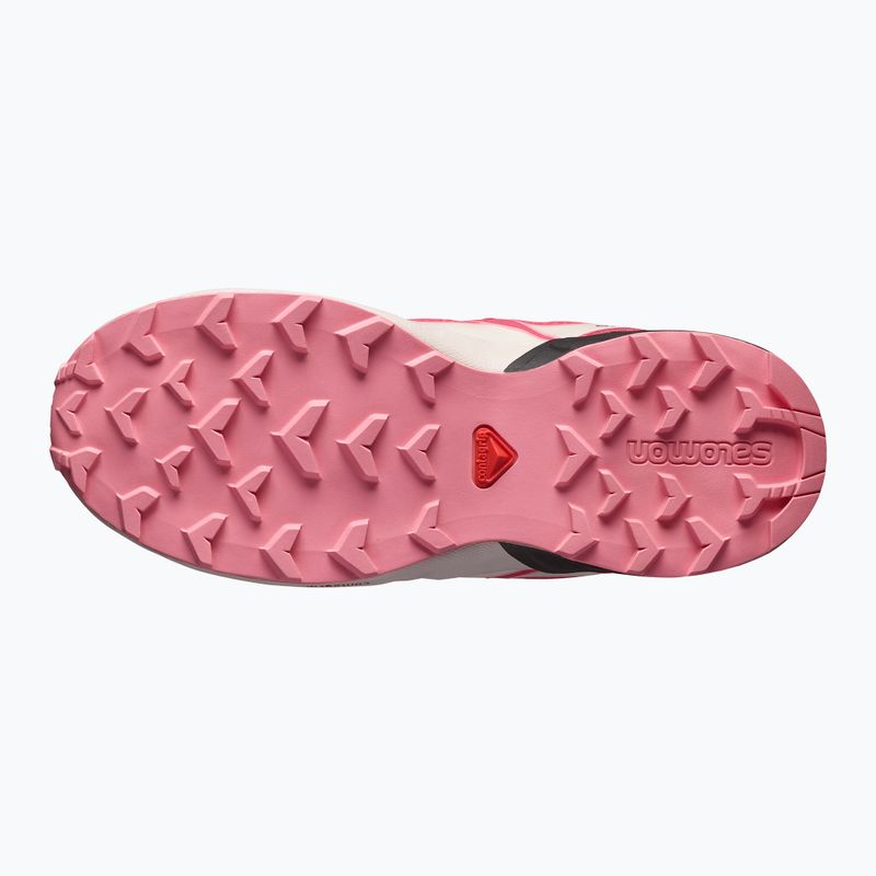 Dětské běžecké boty Salomon Speedcross Waterproof grisaille/hushed violet/rouge red 11