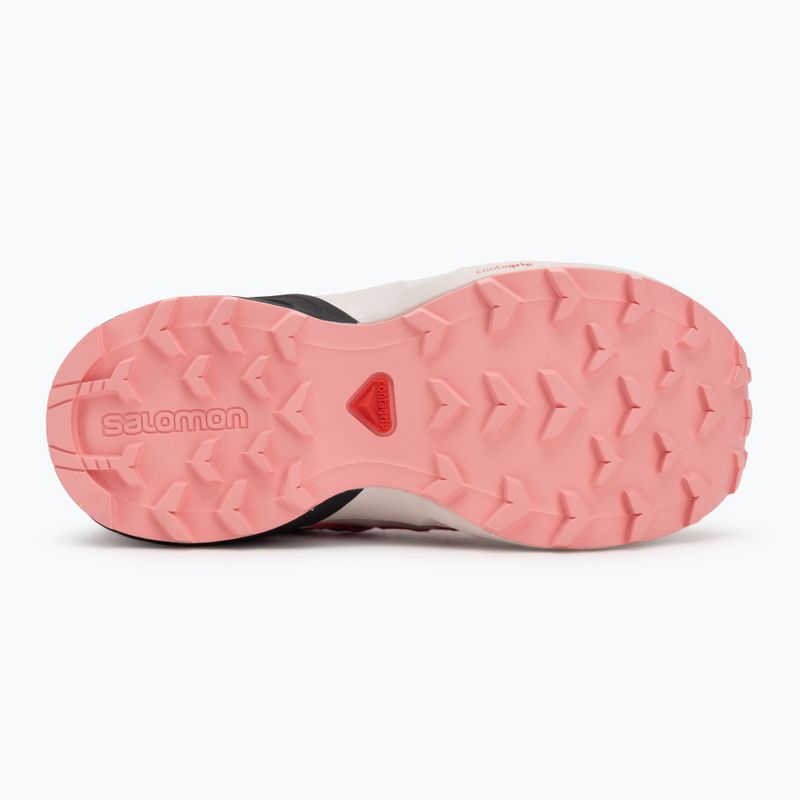 Dětské běžecké boty Salomon Speedcross Waterproof grisaille/hushed violet/rouge red 4