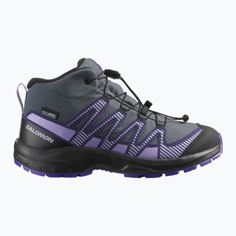 Dětské turistické boty Salomon XA Pro V8 MID WP turbulence / black / liberty 8