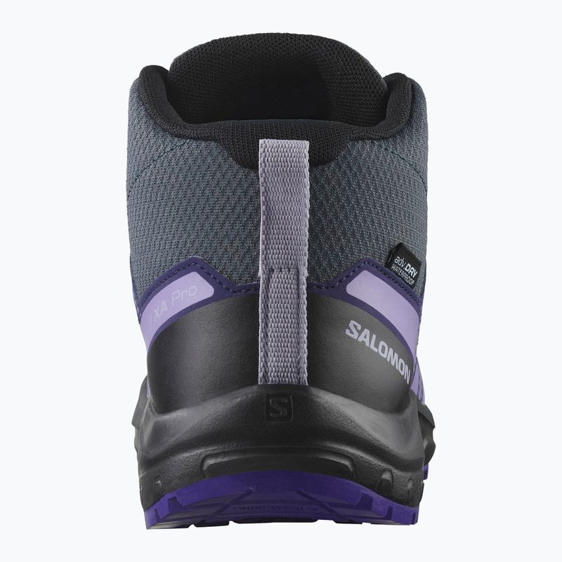 Dětské turistické boty Salomon XA Pro V8 MID WP turbulence / black / liberty 10