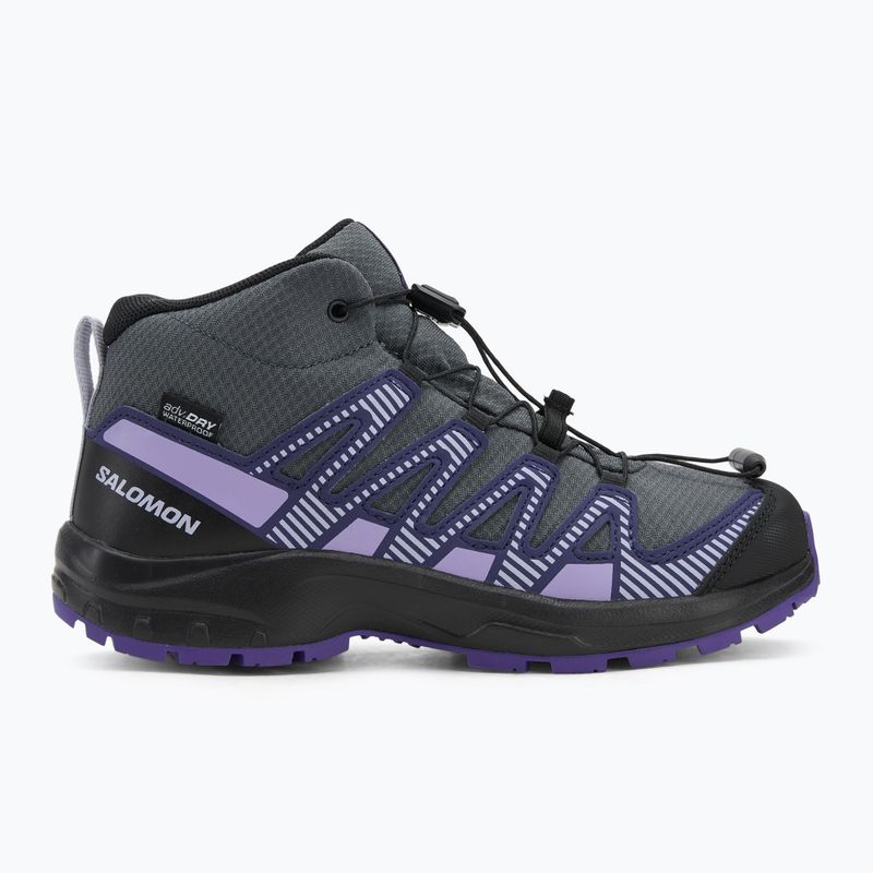 Dětské turistické boty Salomon XA Pro V8 MID WP turbulence / black / liberty 2