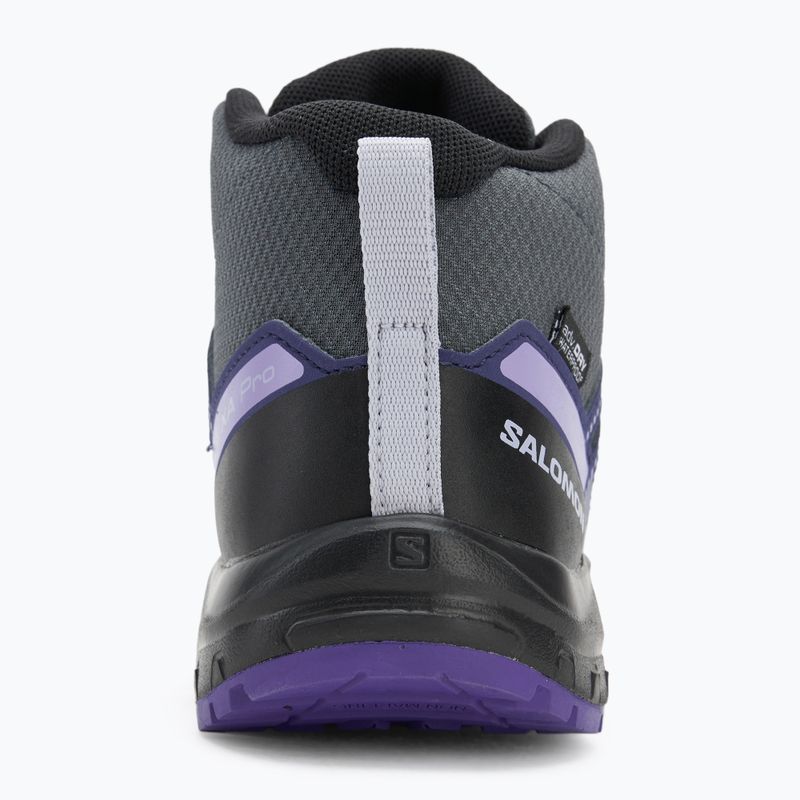 Dětské turistické boty Salomon XA Pro V8 MID WP turbulence / black / liberty 6