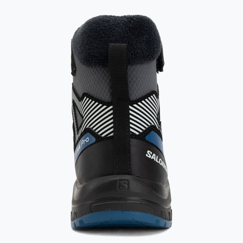 Dětské turistické boty Salomon XA Pro V8 Winter Waterproof turbulence / black / dark blue 6