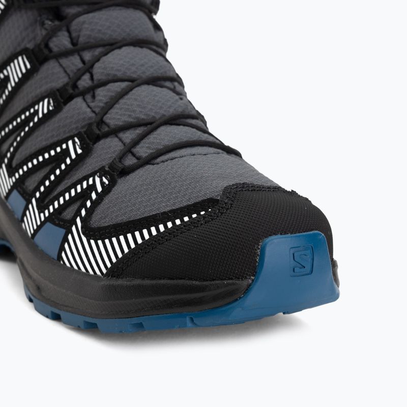 Dětské turistické boty Salomon XA Pro V8 Winter Waterproof turbulence / black / dark blue 7
