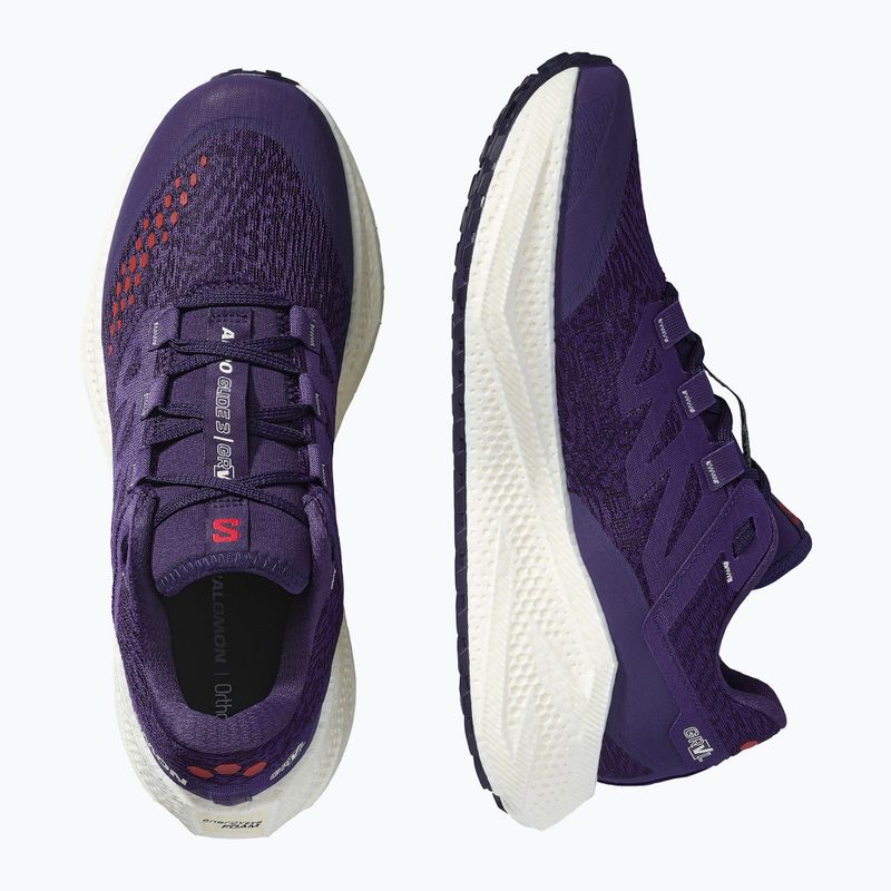 Pánské běžecké boty Salomon Aero Glide 3 Gravel astral aura/vanilla ice/haute red 12