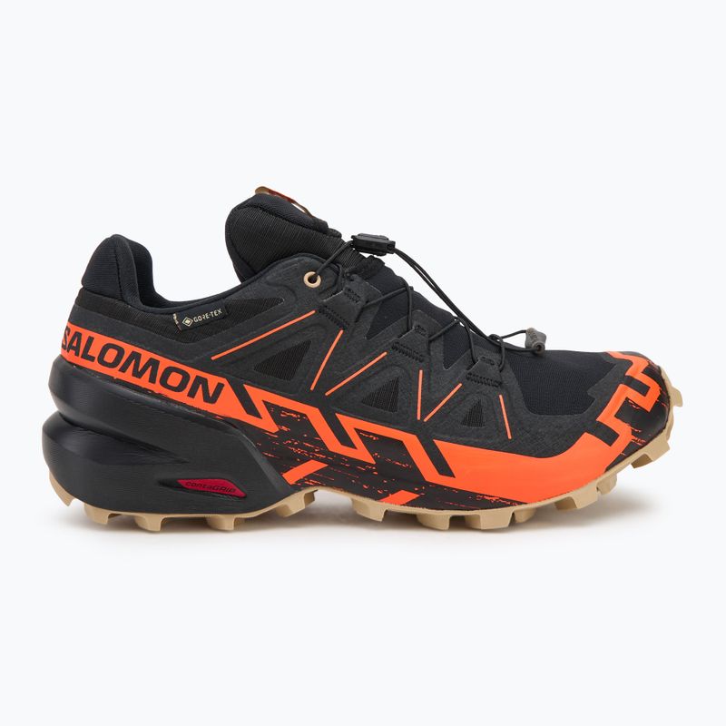 Pánské běžecké boty Salomon Speedcross 6 GTX black/shocking orange/white pepper 2