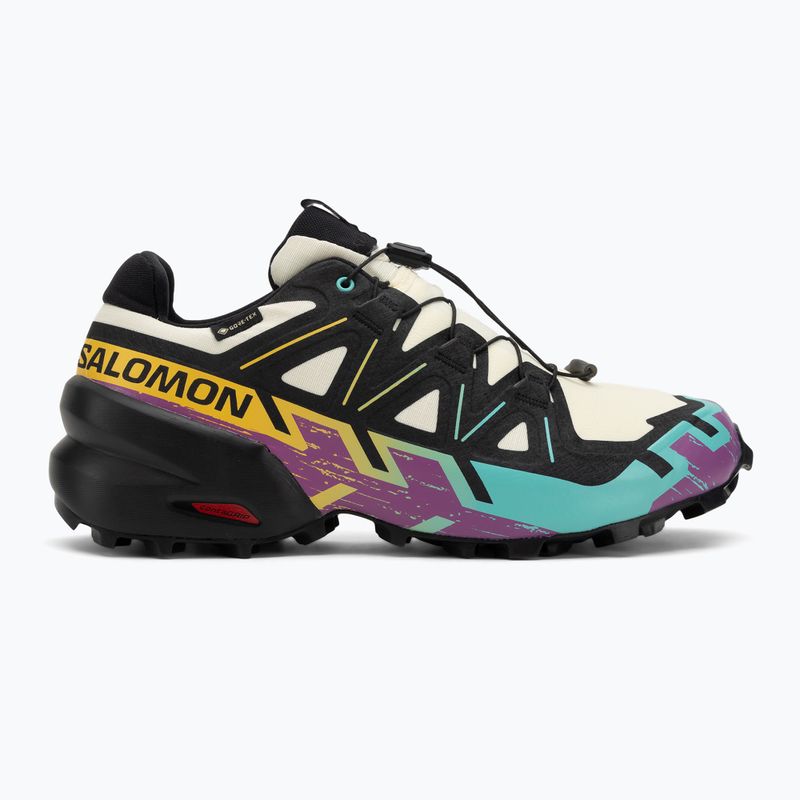 Pánské běžecké boty Salomon Speedcross 6 GTX transparent yellow/black/waterfall 2