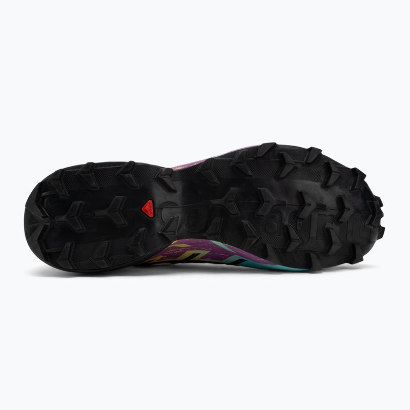 Pánské běžecké boty Salomon Speedcross 6 GTX transparent yellow/black/waterfall 4