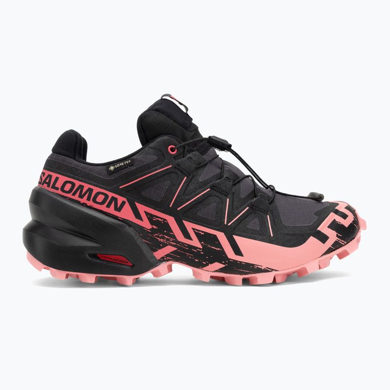 Dámské běžecké boty Salomon Speedcross 6 GTX nine iron/black/flamingo pink 2