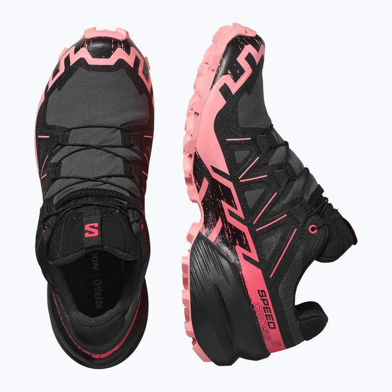 Dámské běžecké boty Salomon Speedcross 6 GTX nine iron/black/flamingo pink 6