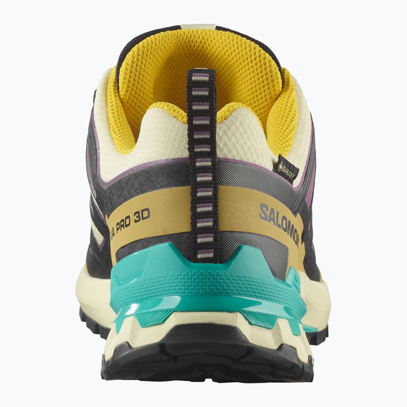 Dámské běžecké boty Salomon XA PRO 3D V9 GTX transparent yellow/black/waterfall 3