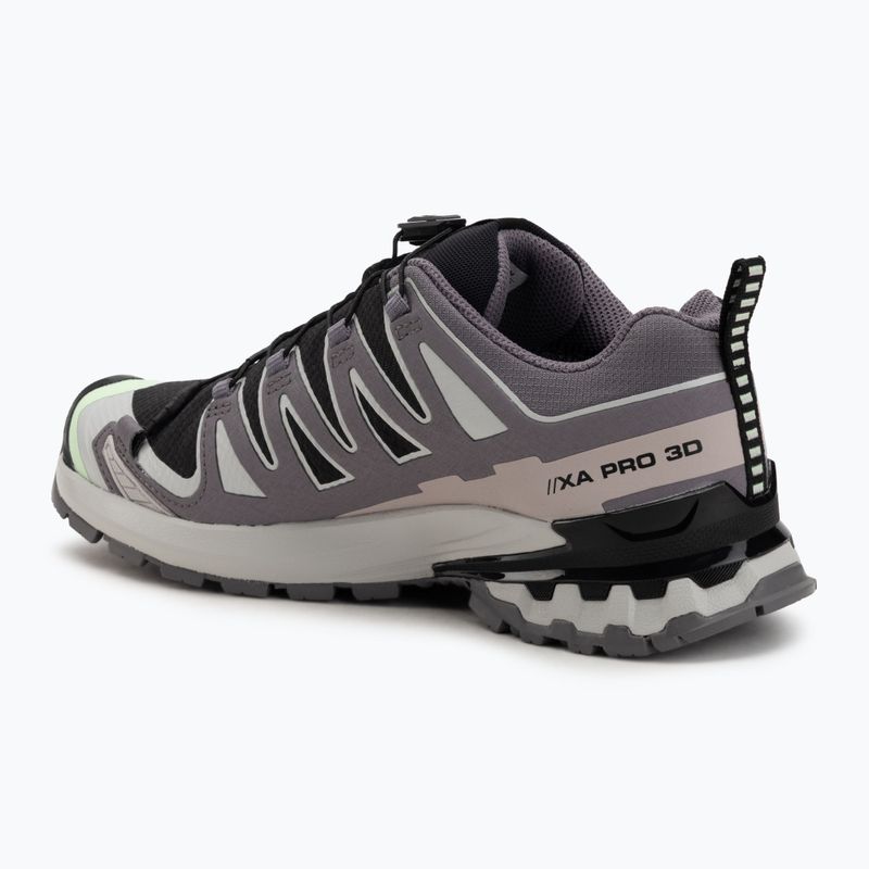 Dámské běžecké boty Salomon XA PRO 3D V9 GTX black/patina green/gray violet 3