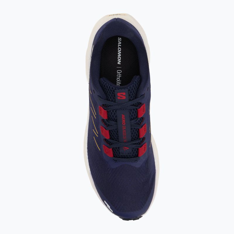 Pánské běžecké boty Salomon Aero Blaze 3 GRVL astral aura/maritime blue/haute red 5
