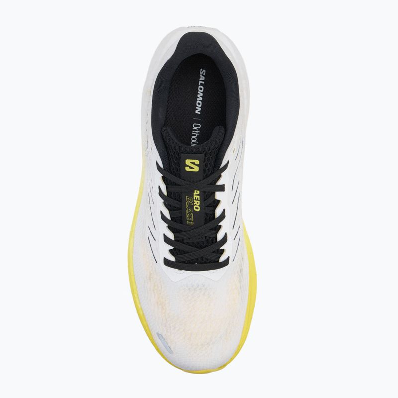 Pánské běžecké boty Salomon Aero Blaze 3 white/black/blazing yellow 5