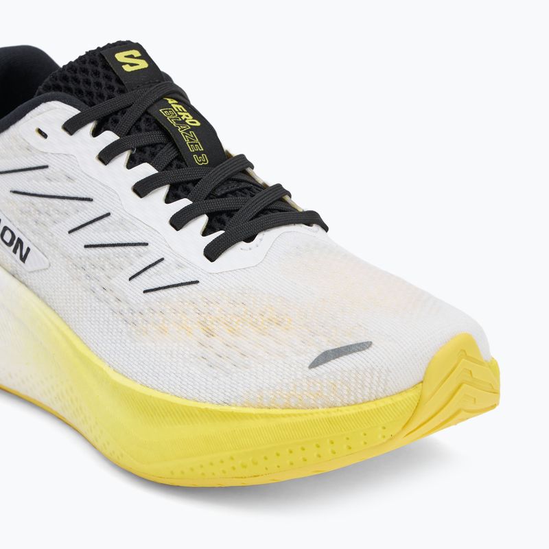 Pánské běžecké boty Salomon Aero Blaze 3 white/black/blazing yellow 7