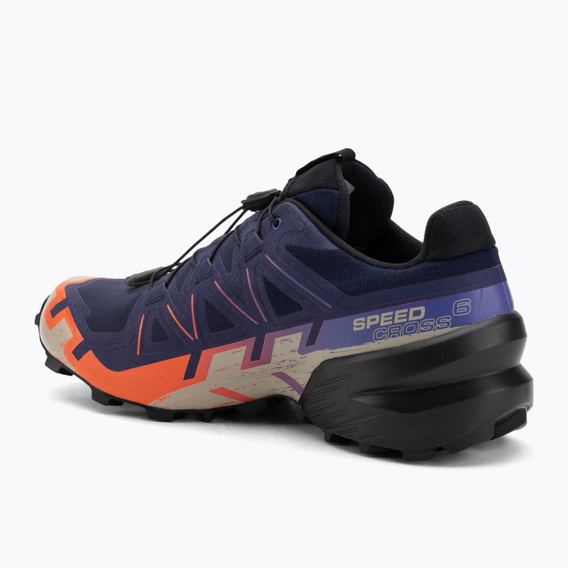 Pánské běžecké boty Salomon Speedcross 6 GTX maritime blue/black/cherry tomato 3