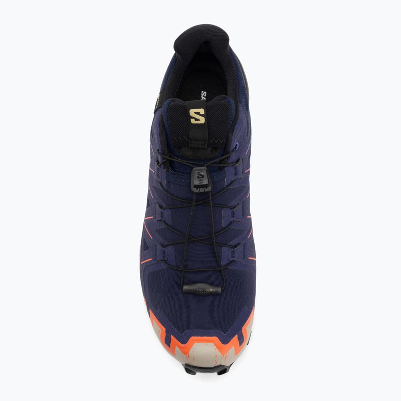 Pánské běžecké boty Salomon Speedcross 6 GTX maritime blue/black/cherry tomato 5
