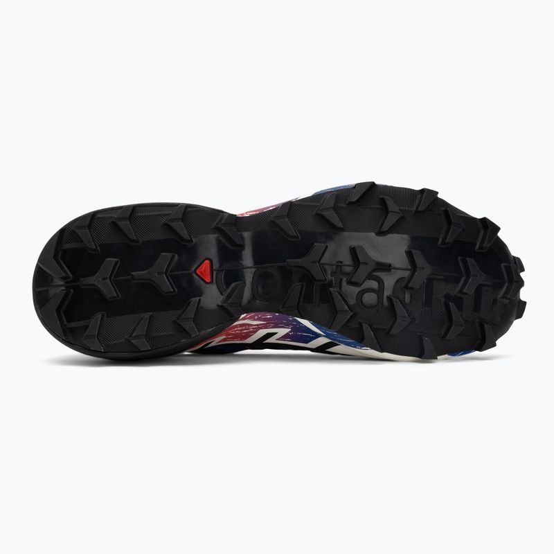 Běžecké boty Salomon Speedcross 6 GTX surf the web/fiery red/white 4