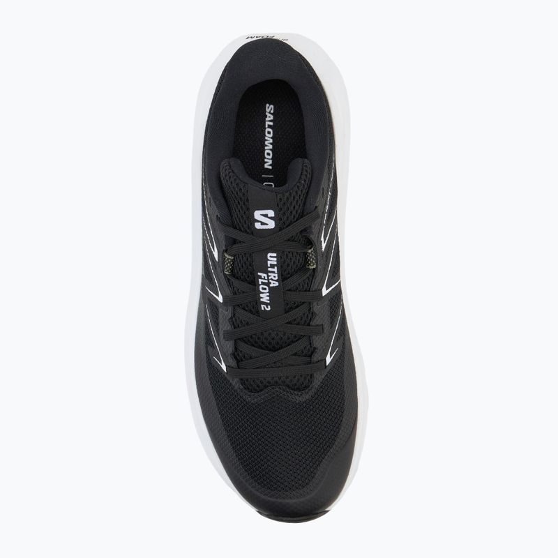 Pánské běžecké boty Salomon Ultra Flow 2 black/white/agave green 5