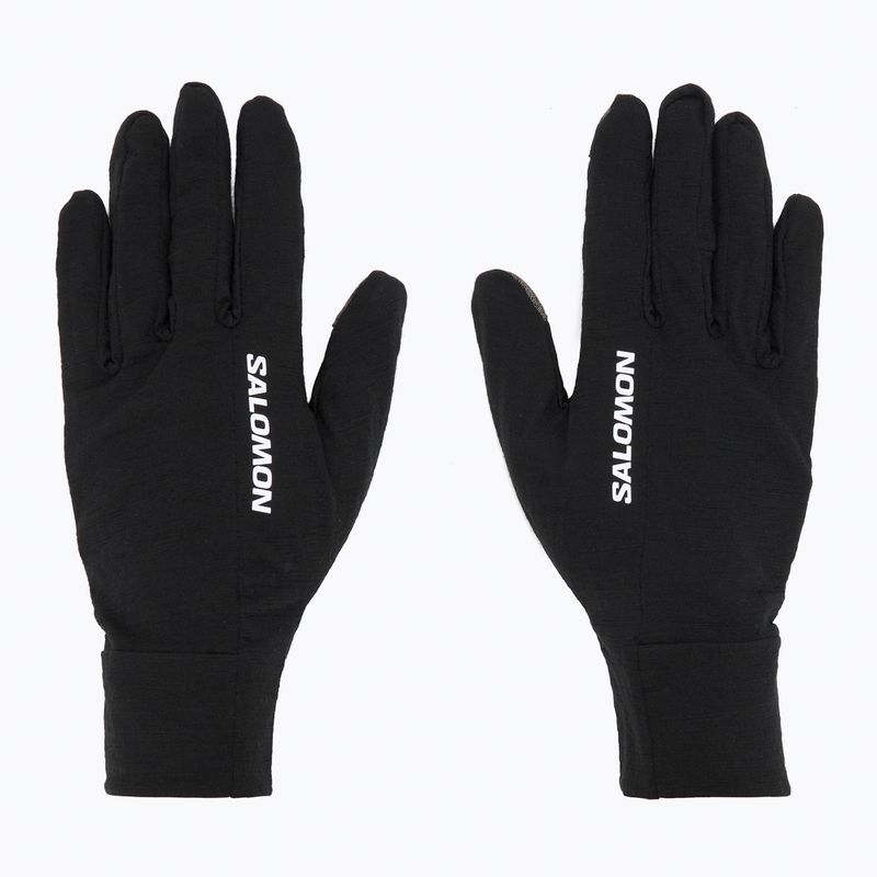 Běžecké rukavice Salomon Merino Gloves deep black 2