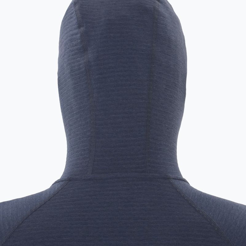 Pánská trekkingová mikina Salomon Essential Lightwarm Hoodie blue nights 3