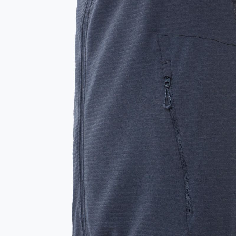 Pánská trekkingová mikina Salomon Essential Lightwarm Hoodie blue nights 5