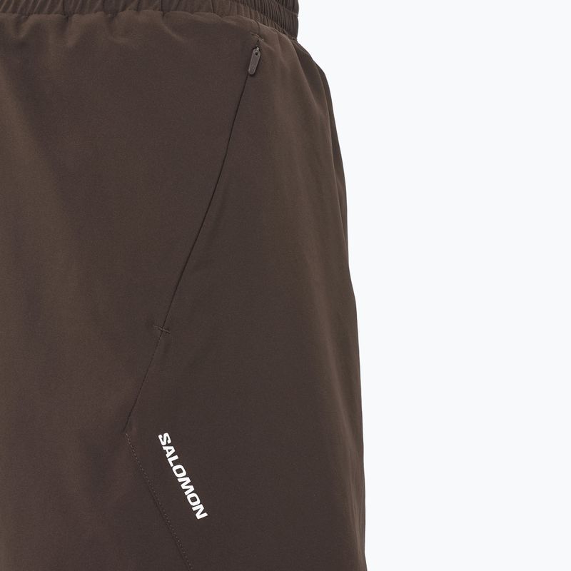 Pánské běžecké šortky Salomon Shakeout C 2IN1 7" coffee bean 3