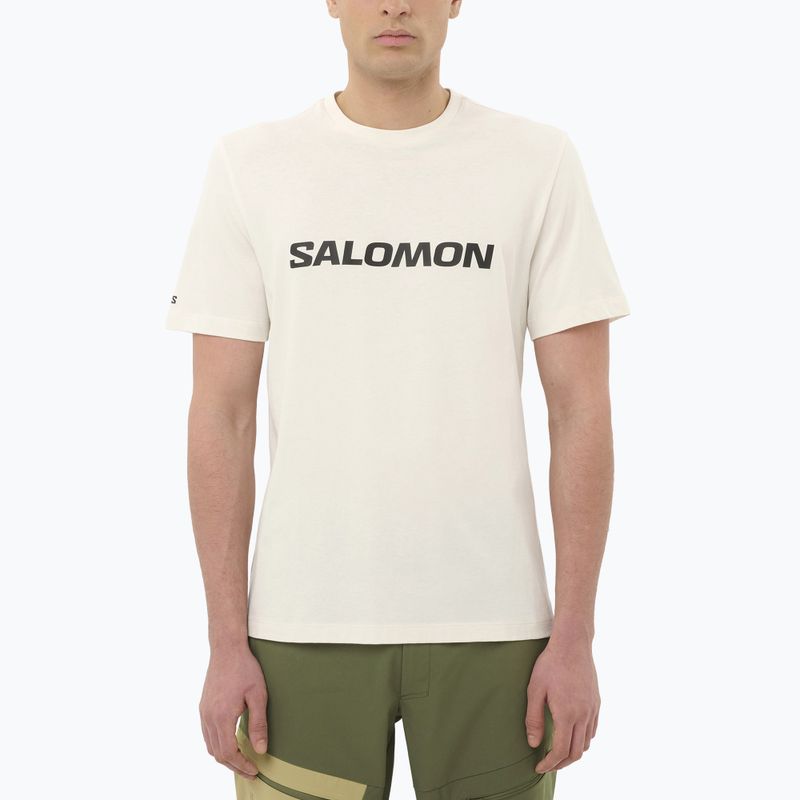 Pánské tričko Salomon Logo whisper white