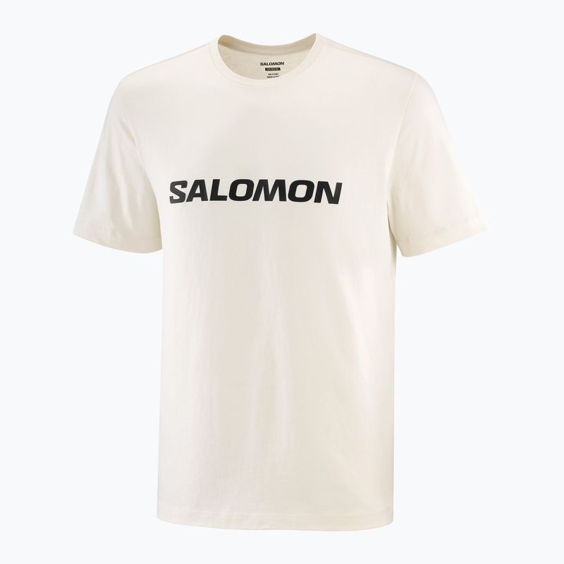 Pánské tričko Salomon Logo whisper white 3