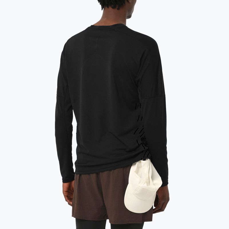 Pánský běžecký longsleeve Salomon Sense Aero GFX deep black 2